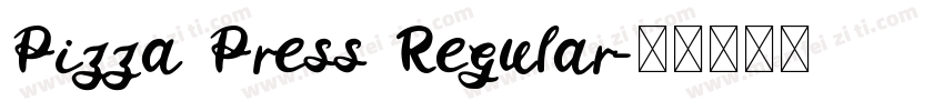 Pizza Press Regular字体转换
